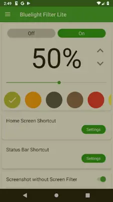 Bluelight Filter Lite android App screenshot 15